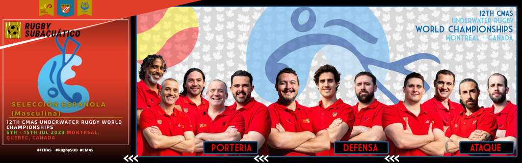 12º Mundial Rugby Subacuático - Selección Española Masculina
