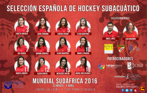 Seleccion Española Femenina Hockey Subacuatico
