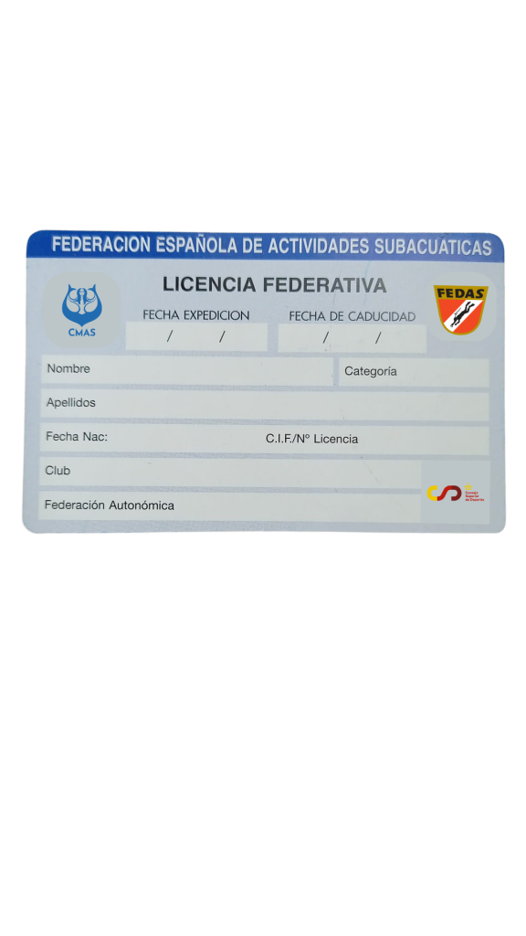 Licencia federativa FEDAS